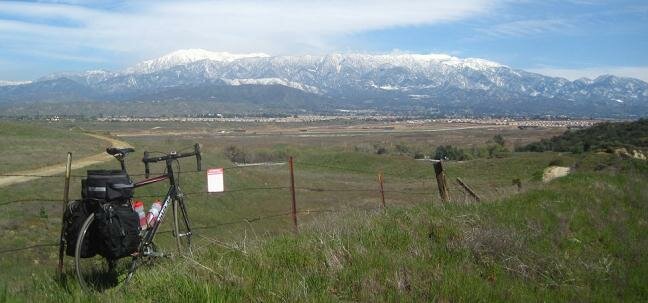 california mountains and biking
