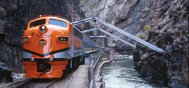 colorado hanging bridge train ride