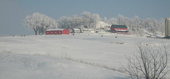 iowa nice winter day
