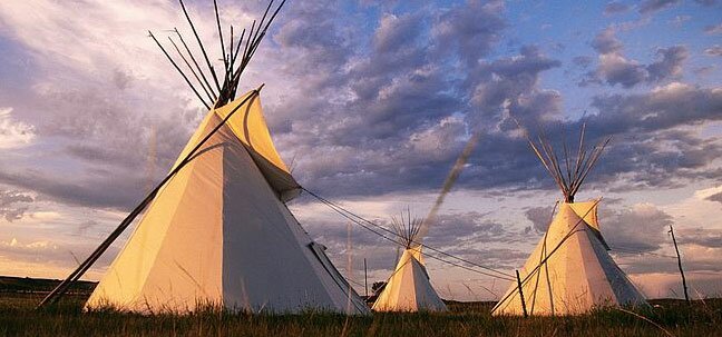 south dakota indian teepee